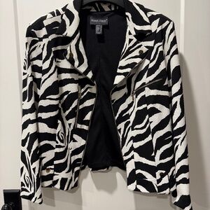 Frank Lyman zebra jacket size 16 (fits like large)